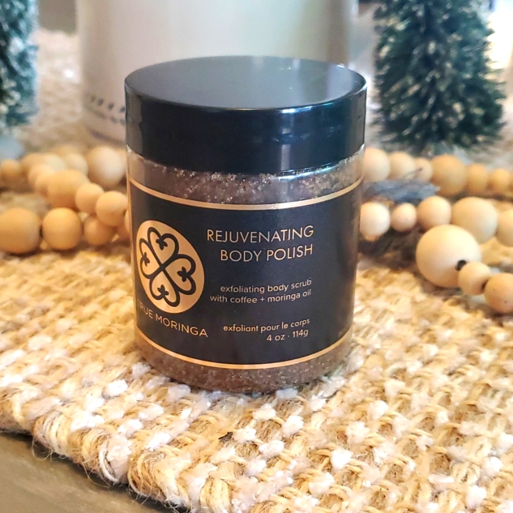 {true moringa} rejuvenating body polish